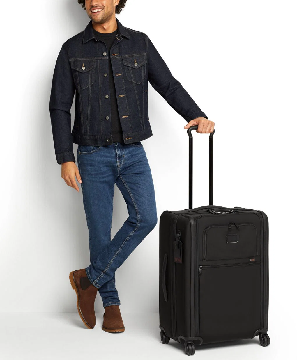 Tumi Alpha Short Trip Expandable 4 Wheeled Packing Case - Navy - Image 7