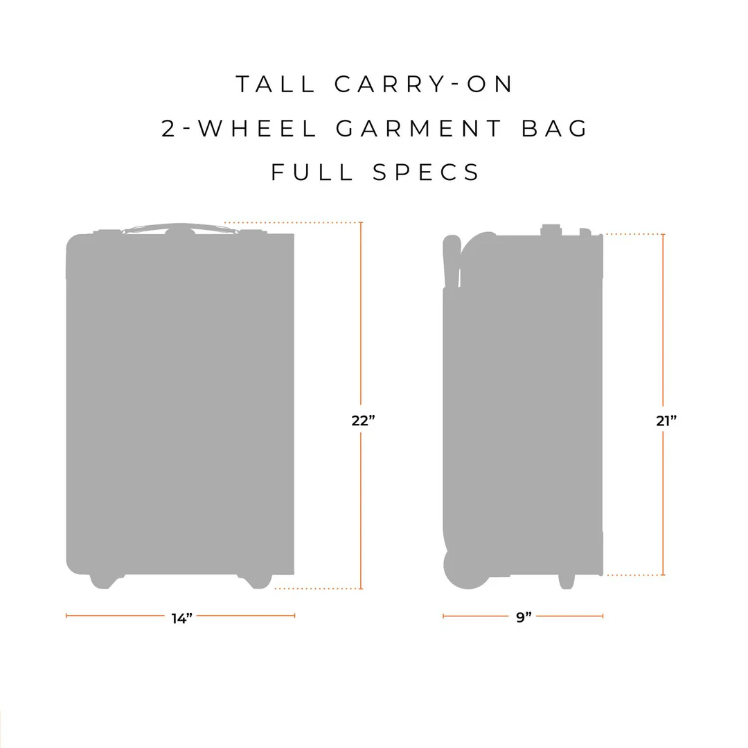 Briggs & Riley Baseline 22" Carry-On 2 Wheel Garment Bag - Black - Image 16