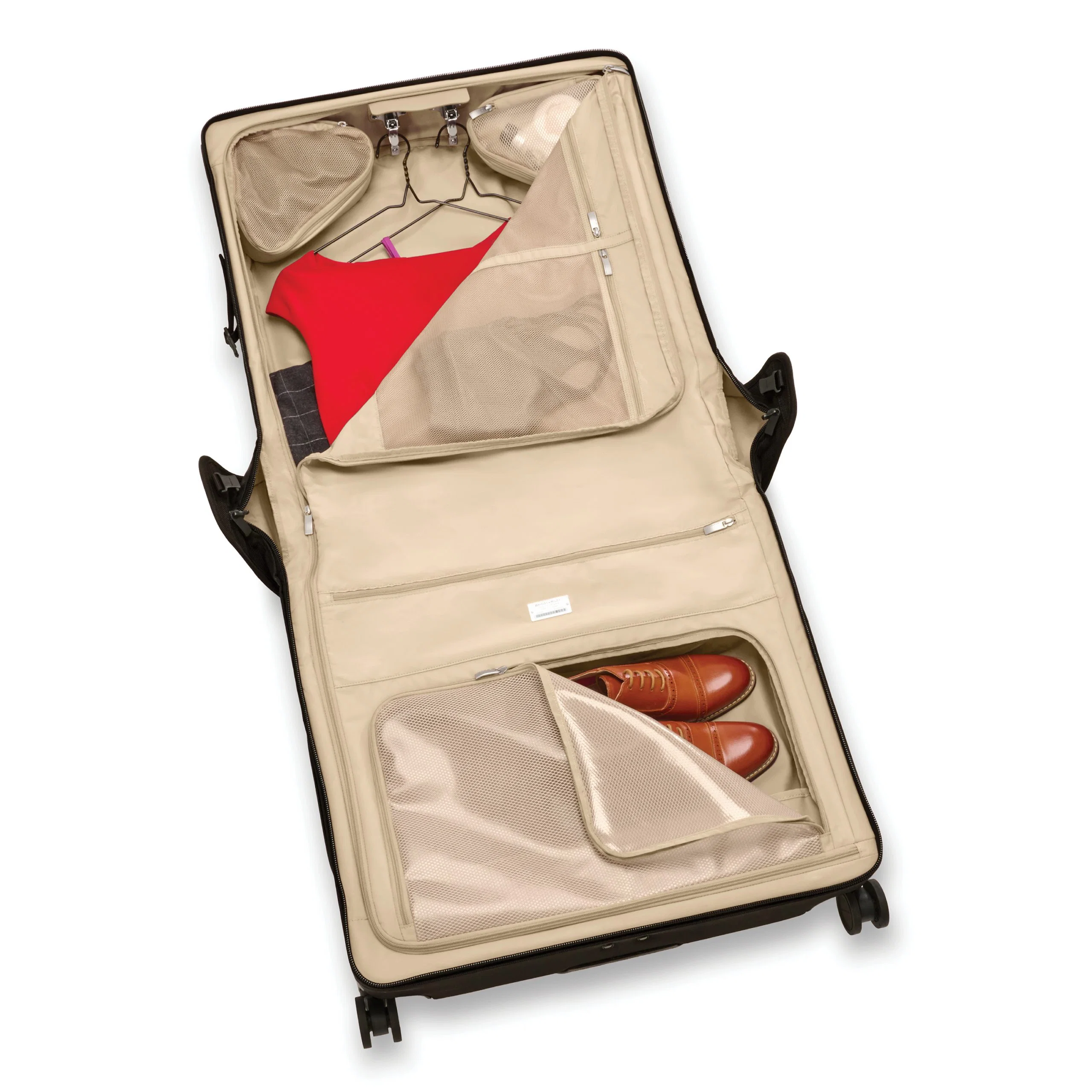 Briggs & Riley Baseline Deluxe Wardrobe Garment Bag Spinner - Black - Image 4