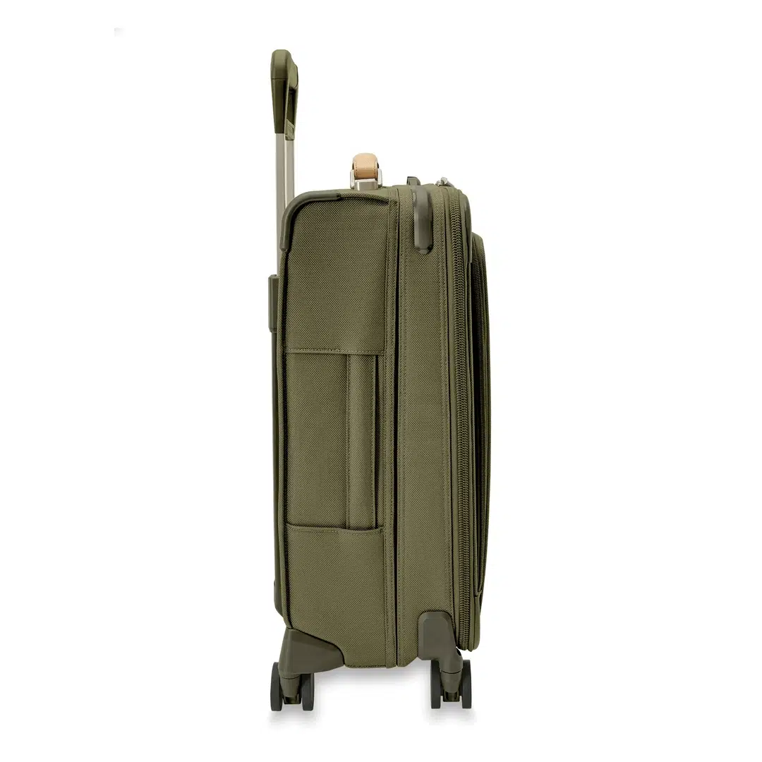 Briggs & Riley Baseline Essential 22" Carry-On Expandable Spinner - Olive - Image 4