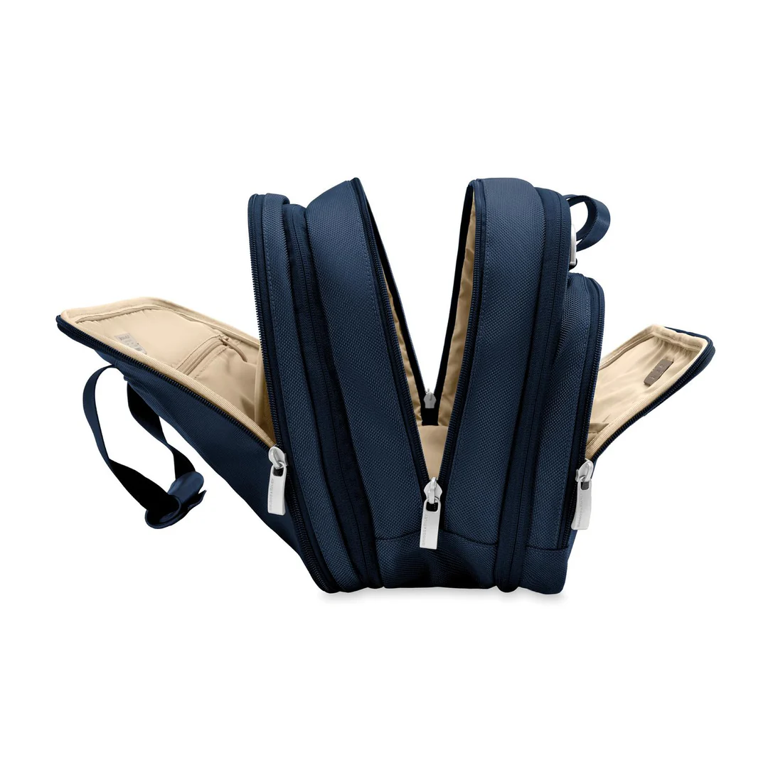 Briggs & Riley Baseline Expandable Cabin Bag - Navy - Image 10