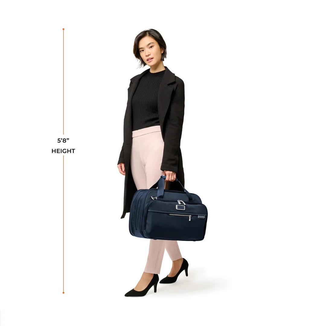 Briggs & Riley Baseline Expandable Cabin Bag - Navy - Image 14
