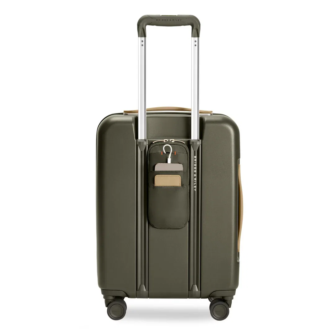 Briggs & Riley Sympatico 3.0 Global Carry-On Expandable Spinner - Olive - Image 4