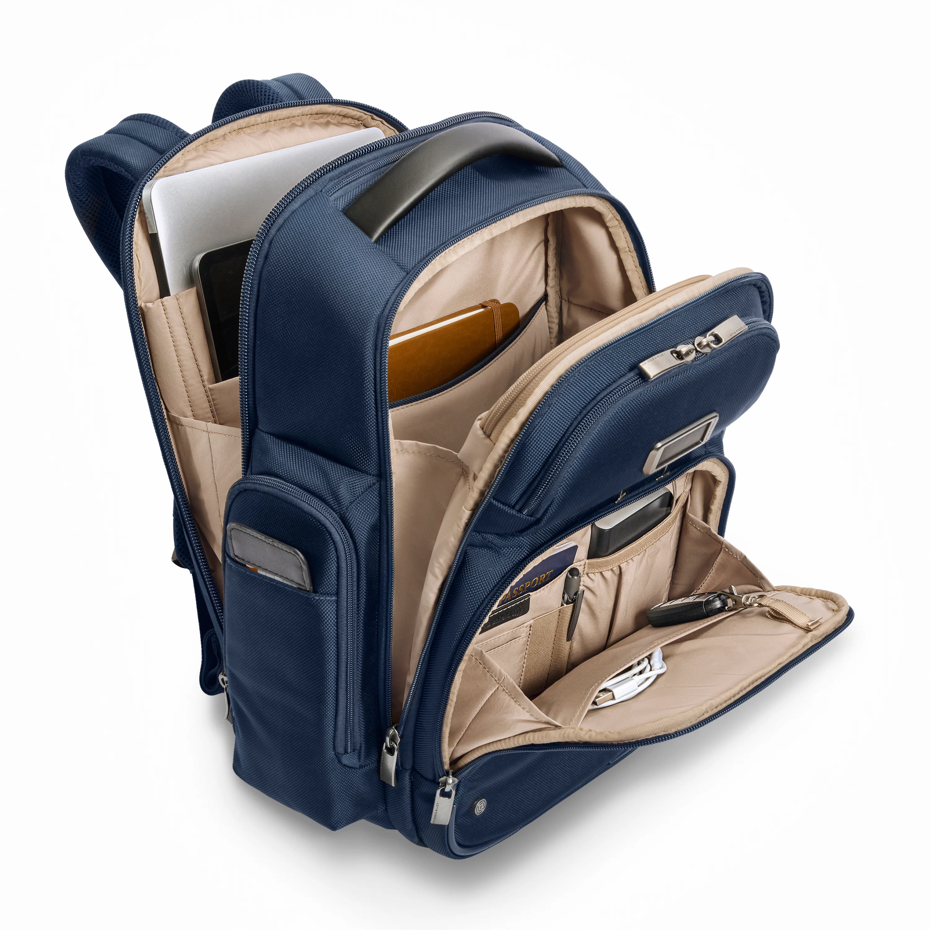 Briggs & Riley @Work Large Cargo Backpack - Navy - Image 4