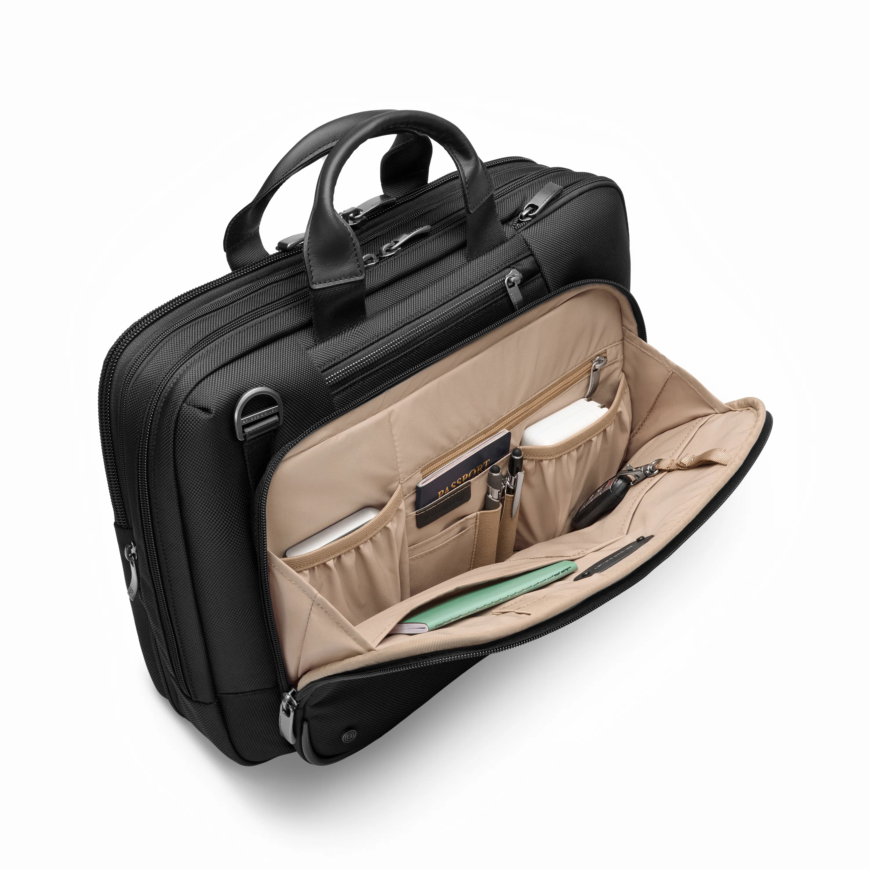 Briggs & Riley @Work Medium Expandable Brief - Black - Image 3