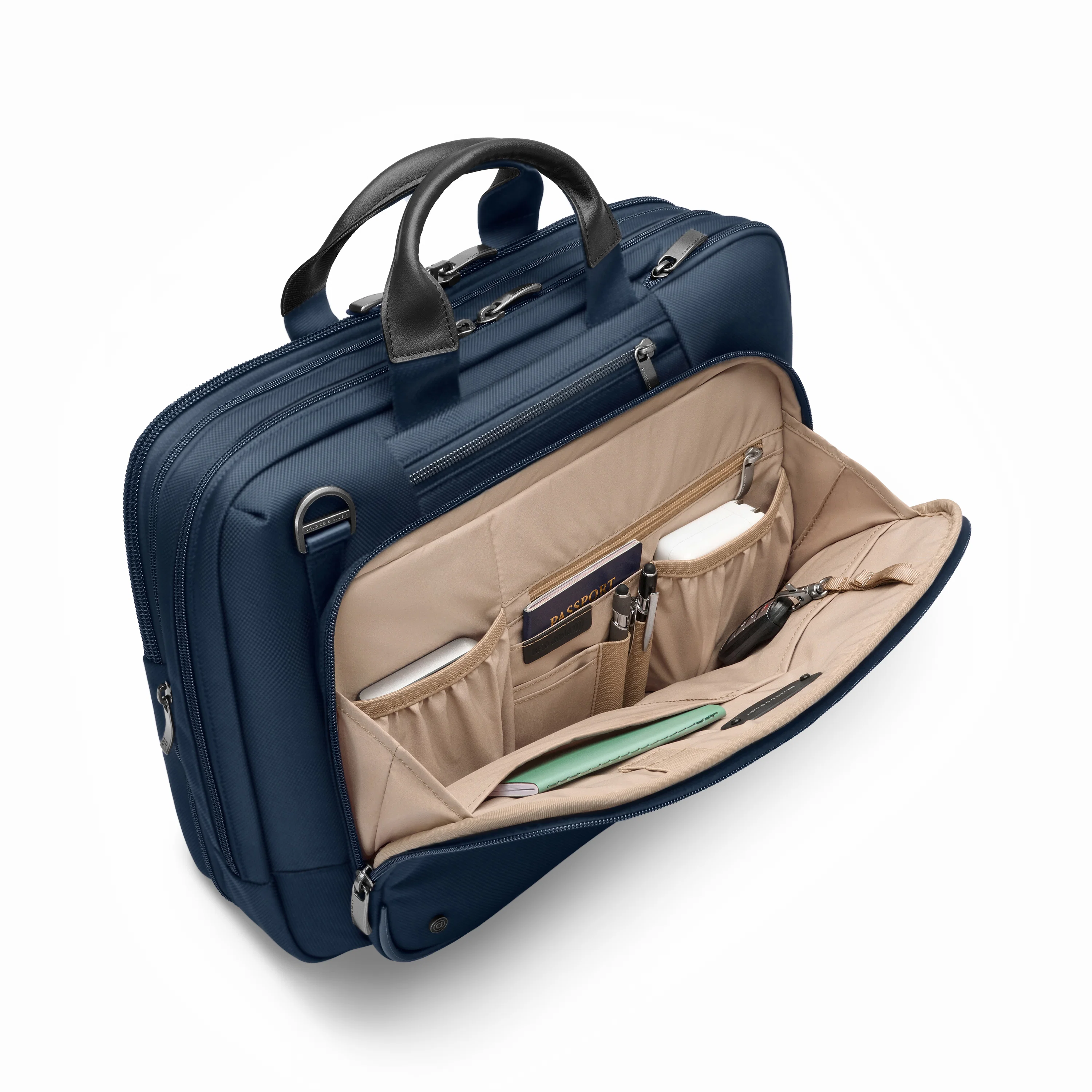 Briggs & Riley @Work Medium Expandable Brief - Navy - Image 3