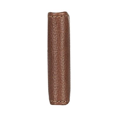 Eddie Bauer Leather RFID Money Clip Wallet w/3 Card Slots - Tan - Image 5