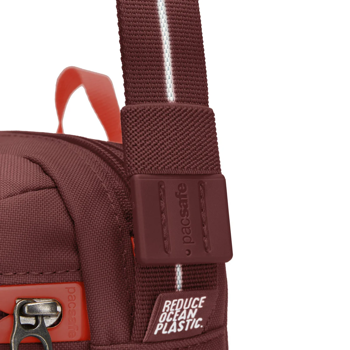 Pacsafe GO Anti-Theft Festival Crossbody - Garnet Red - Image 8