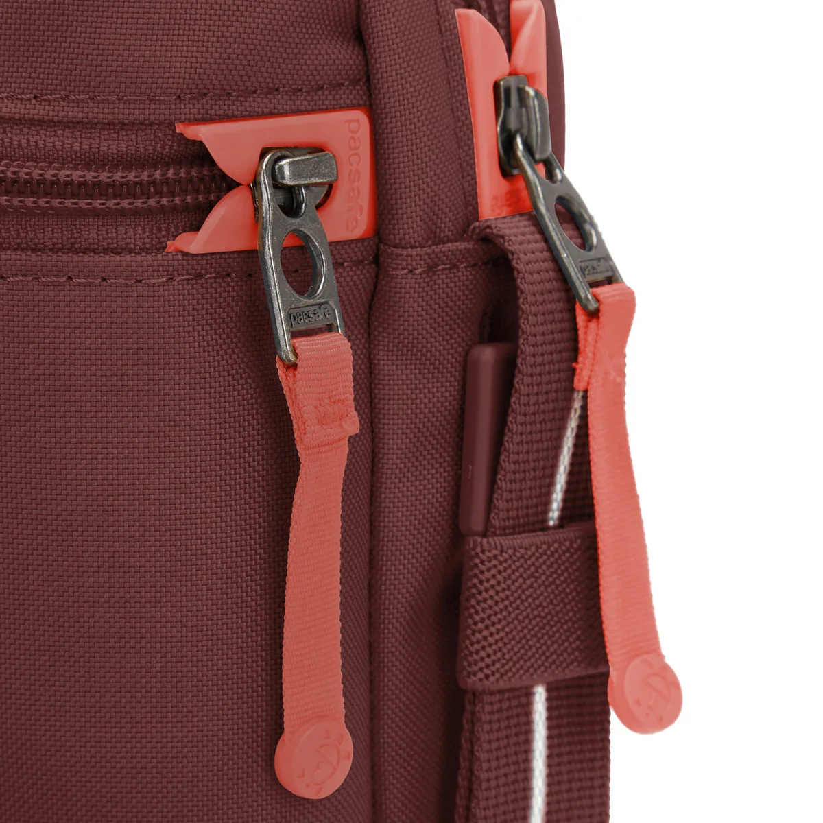 Pacsafe GO Anti-Theft Festival Crossbody - Garnet Red - Image 9