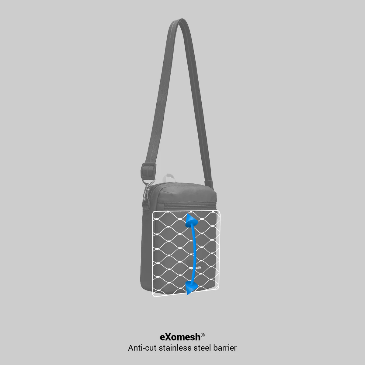 Pacsafe GO Anti-Theft Festival Crossbody - Jet Black - Image 10