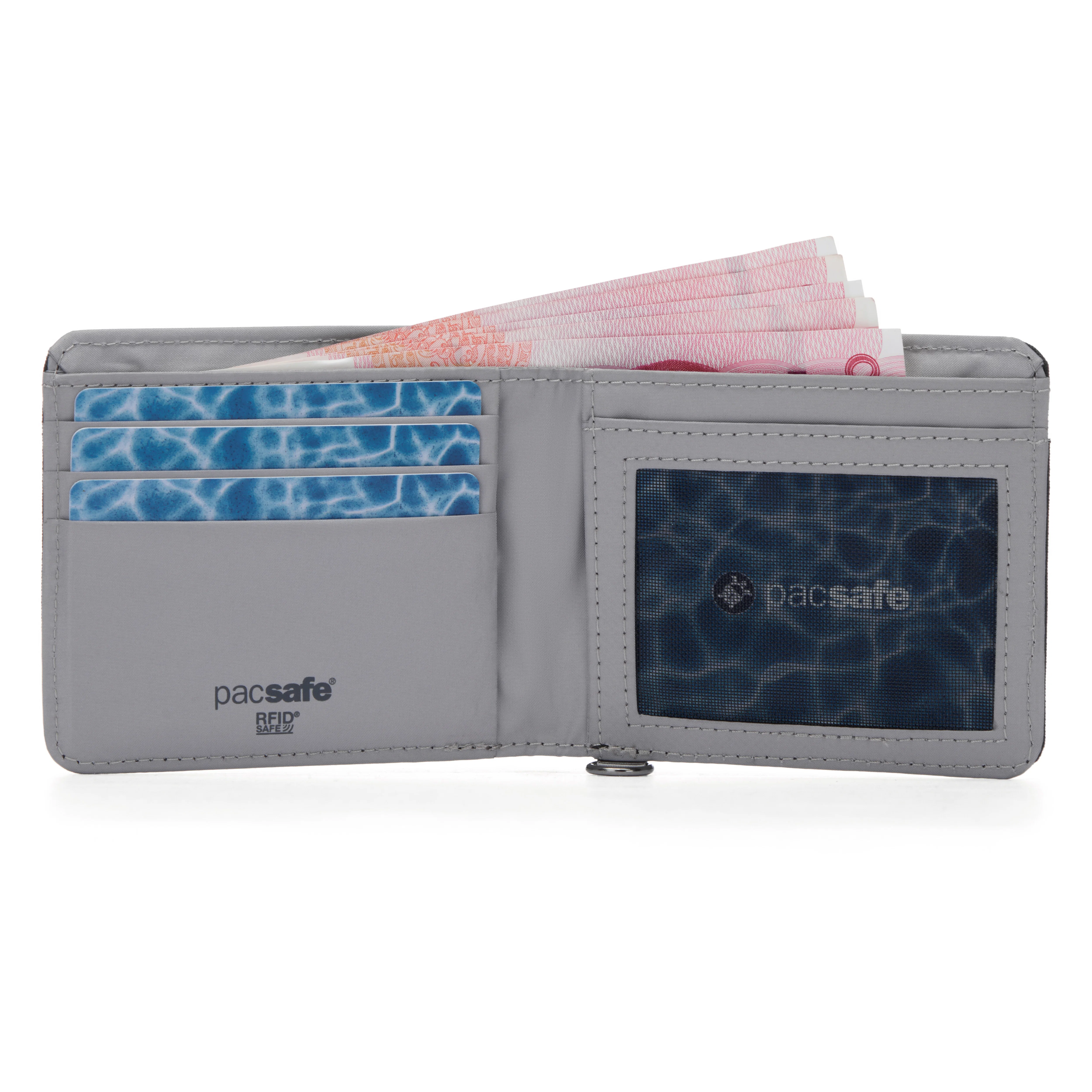 Pacsafe RFID Blocking Bifold Wallet -  Black - Image 7