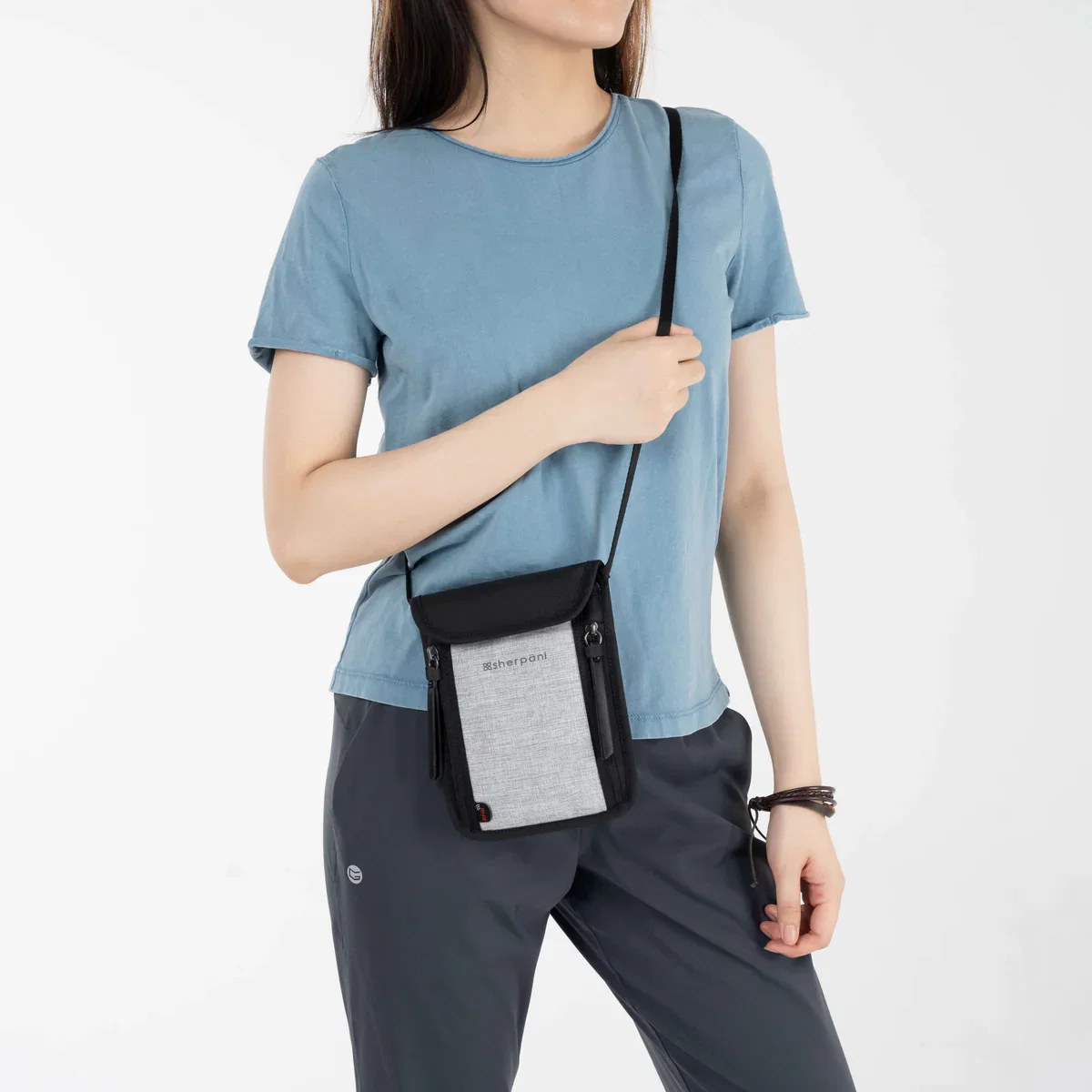 Sherpani Piper Anti-theft Mini Crossbody - Sterling - Image 6