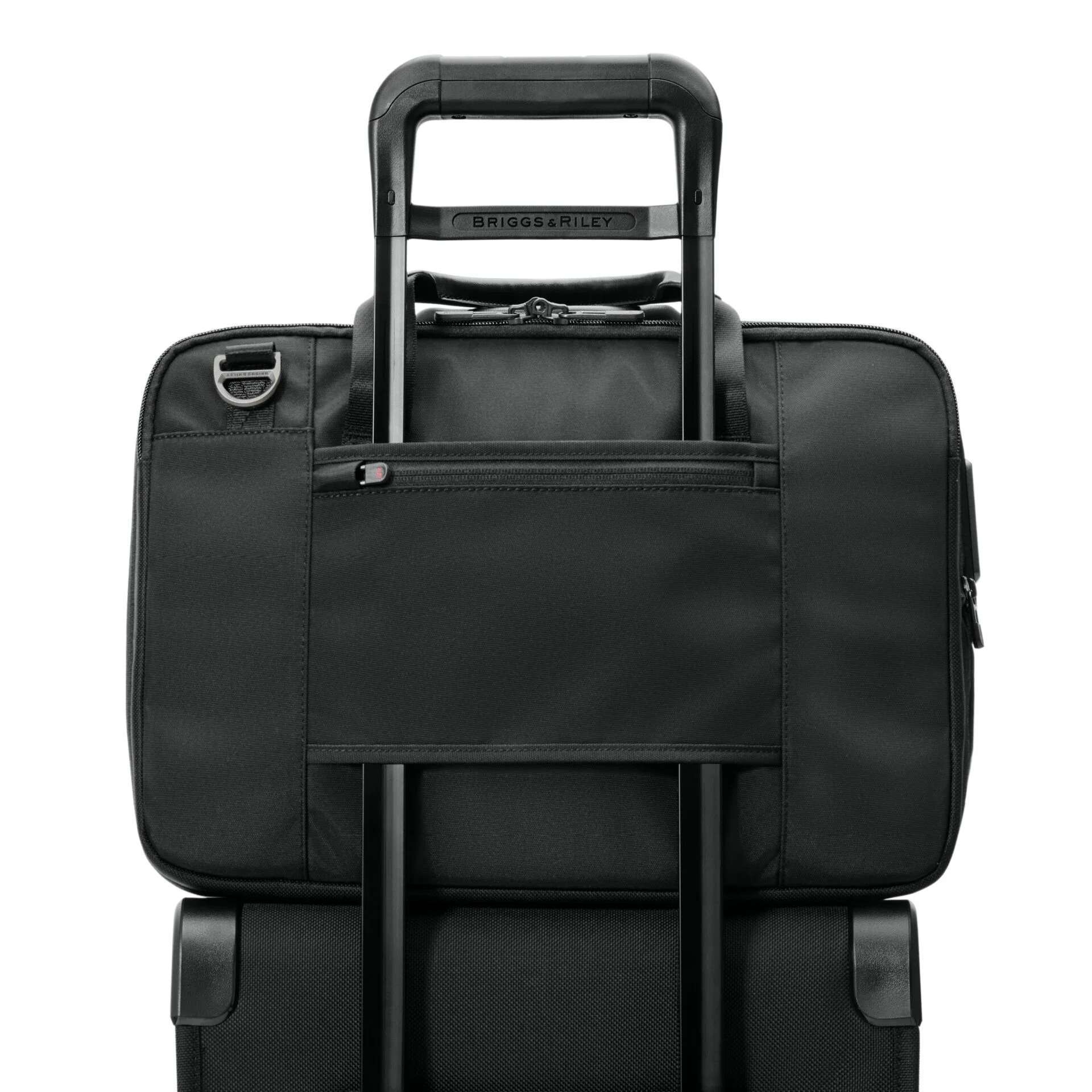 Briggs & Riley HTA Collection Slim Expandable Brief Bag - Black - Image 14