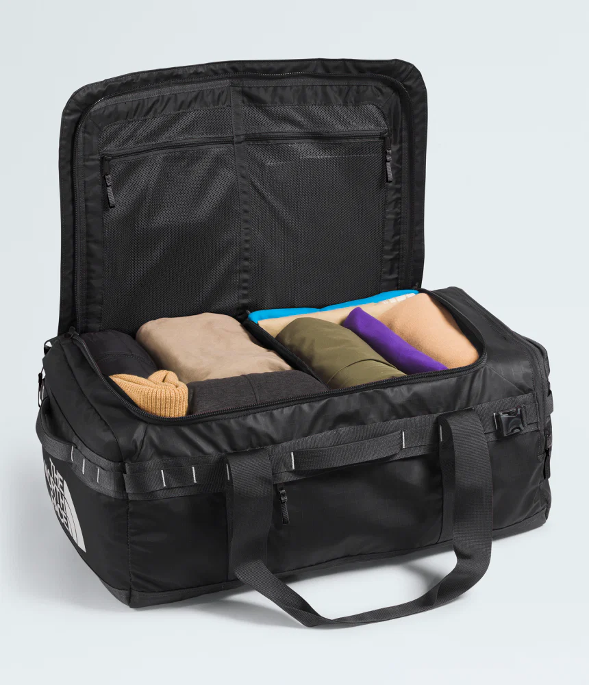 The North Face Base Camp Voyager Duffel 62L - TNF Black - Image 7