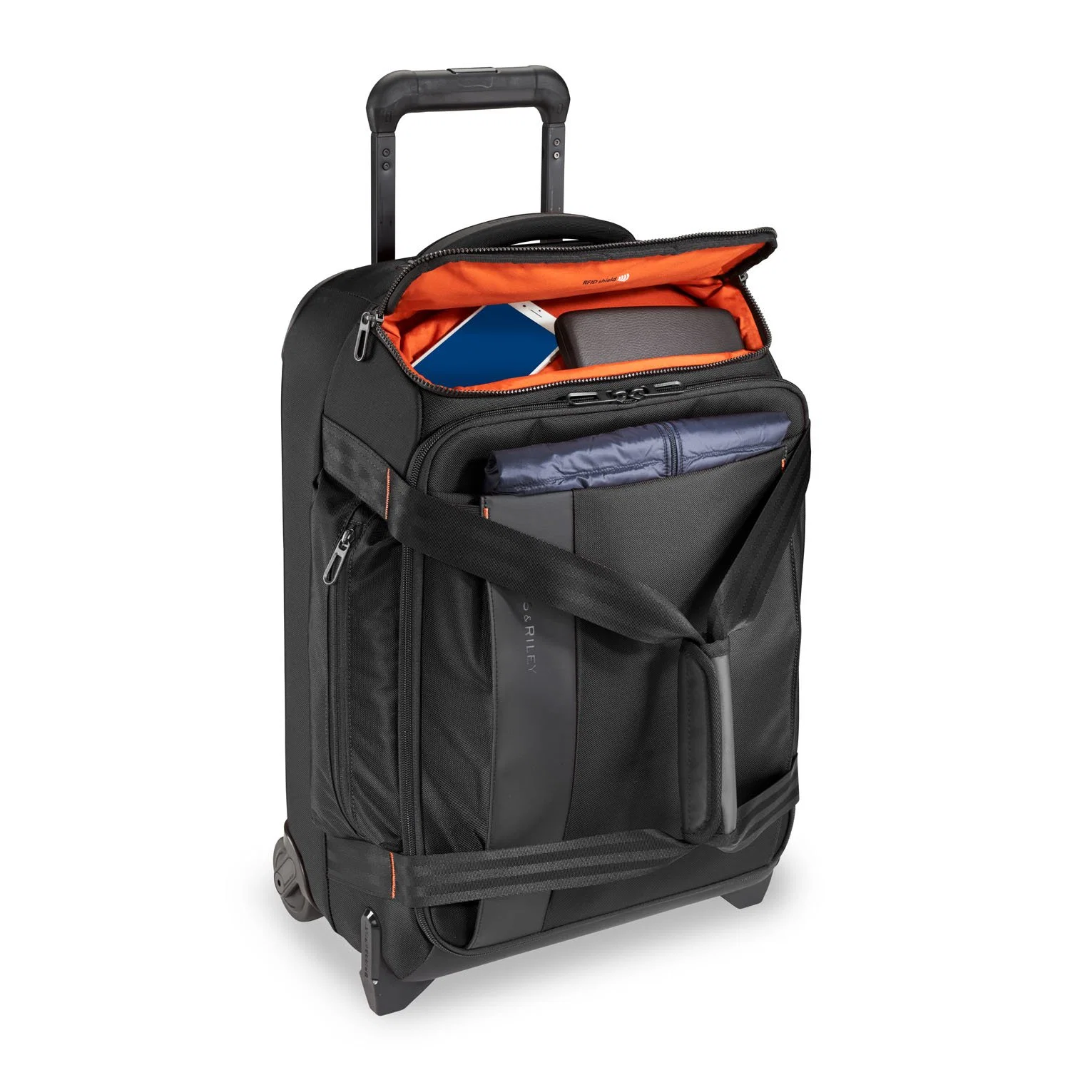 Briggs & Riley ZDX International Carry On Upright Duffel – Black - Image 11