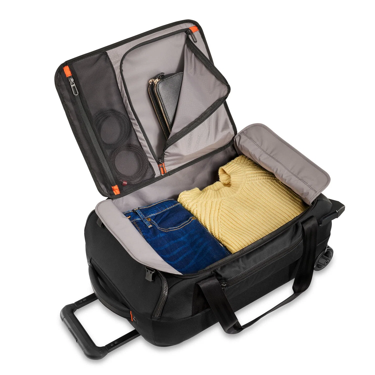 Briggs & Riley ZDX International Carry On Upright Duffel – Black - Image 3