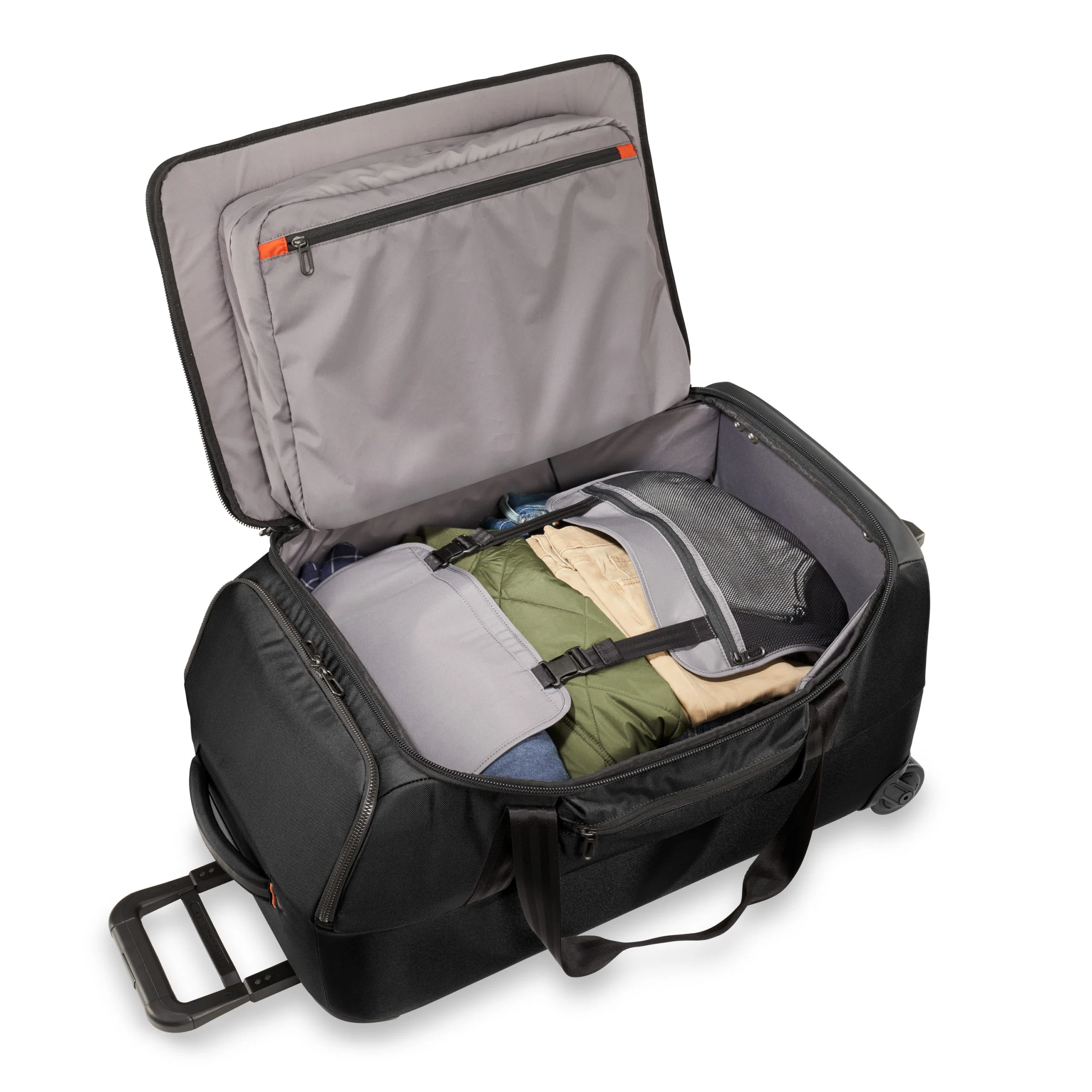 Briggs & Riley ZDX 27" Medium Upright Duffel - Black - Image 10