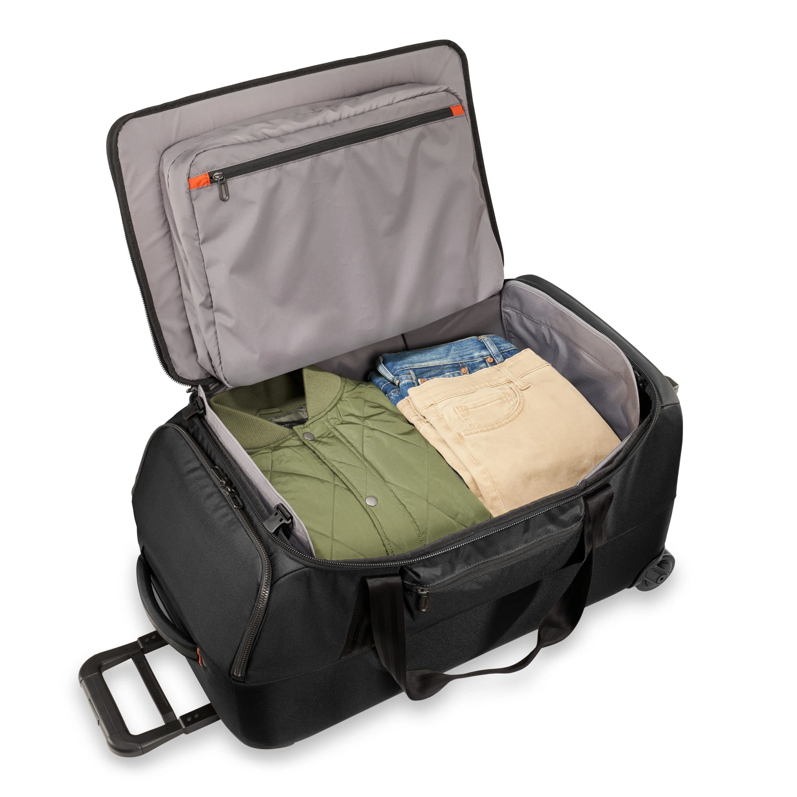 Briggs & Riley ZDX 27" Medium Upright Duffel - Black - Image 9