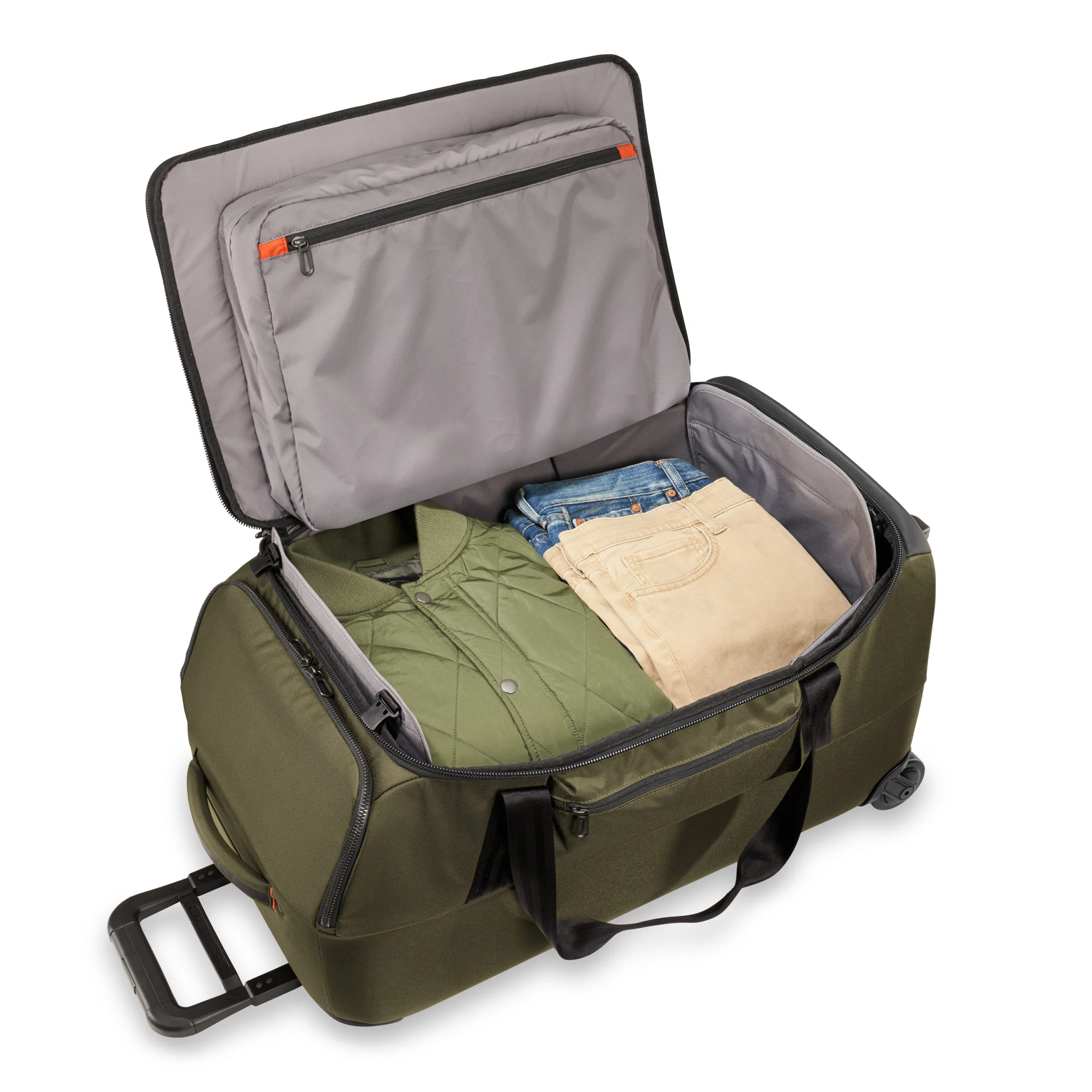Briggs & Riley ZDX 27" Medium Upright Duffel - Hunter - Image 11