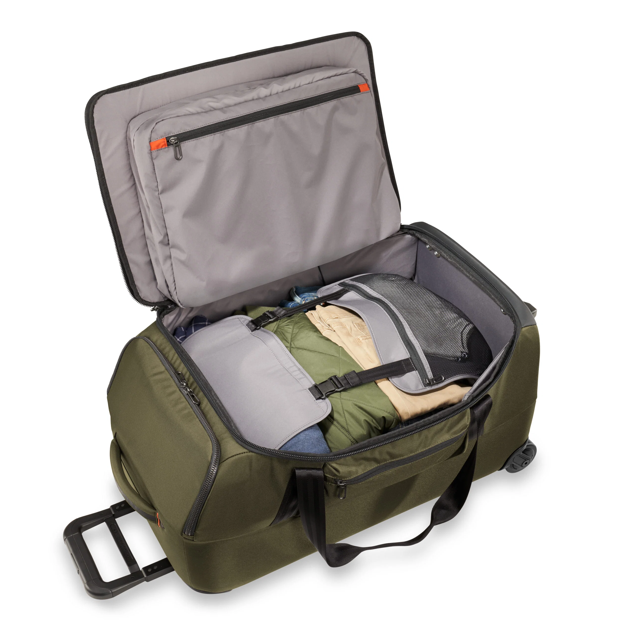 Briggs & Riley ZDX 27" Medium Upright Duffel - Hunter - Image 12