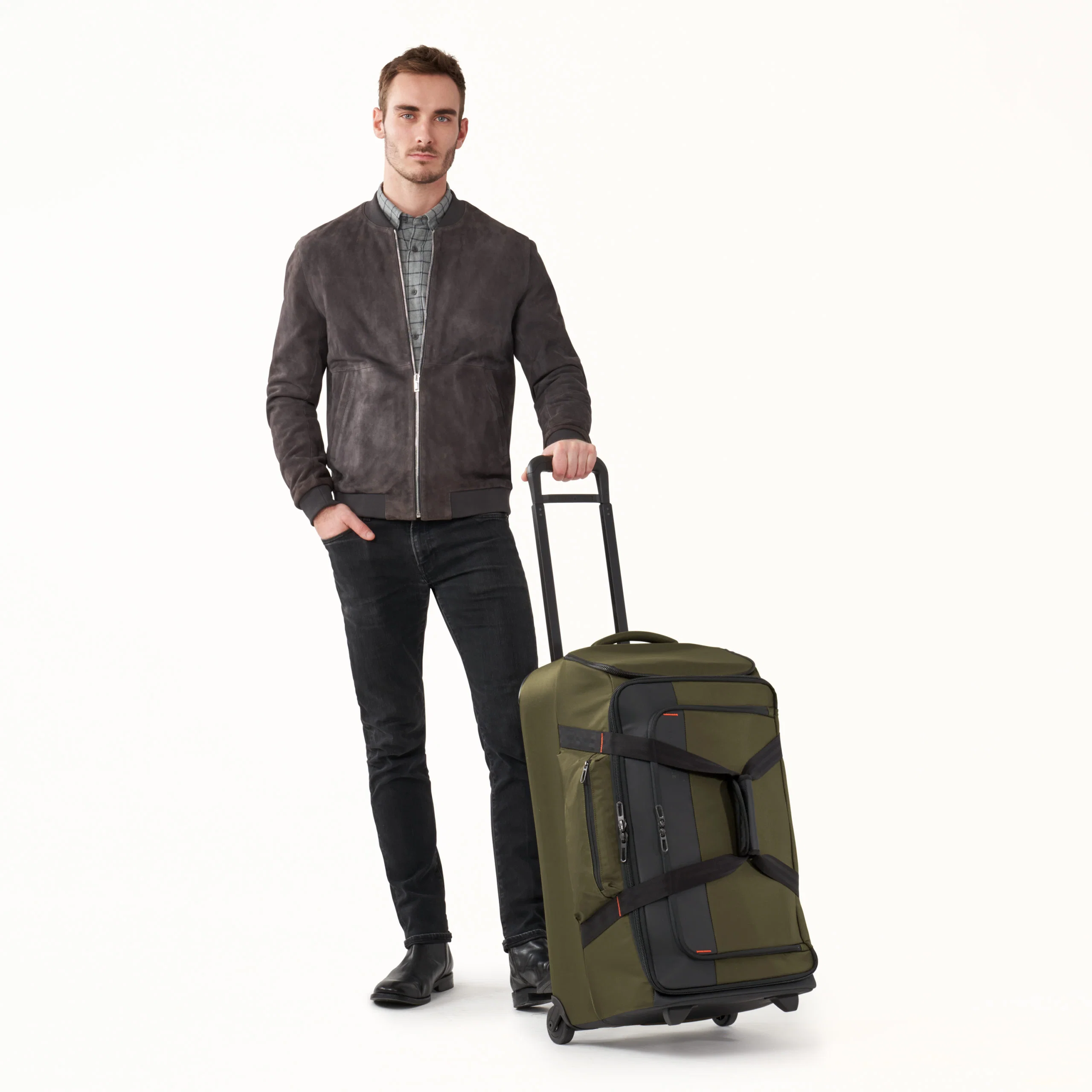 Briggs & Riley ZDX 27" Medium Upright Duffel - Hunter - Image 13