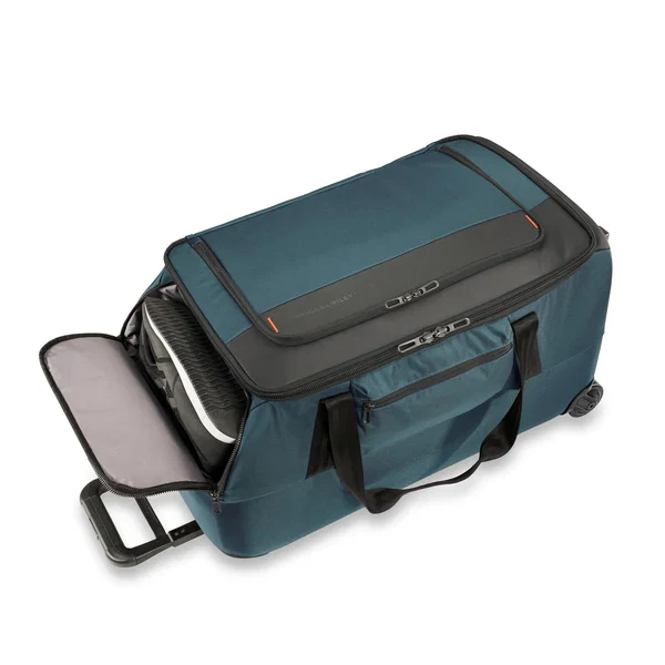 Briggs & Riley ZDX 27" Medium Upright Duffel - Ocean Blue - Image 10