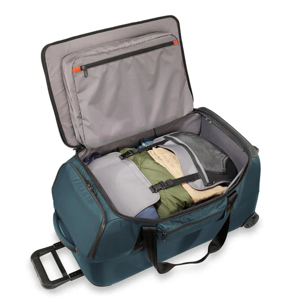Briggs & Riley ZDX 27" Medium Upright Duffel - Ocean Blue - Image 7