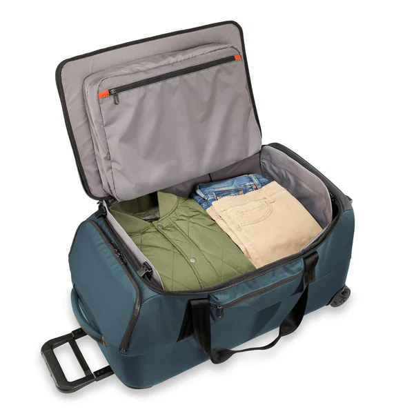 Briggs & Riley ZDX 27" Medium Upright Duffel - Ocean Blue - Image 8