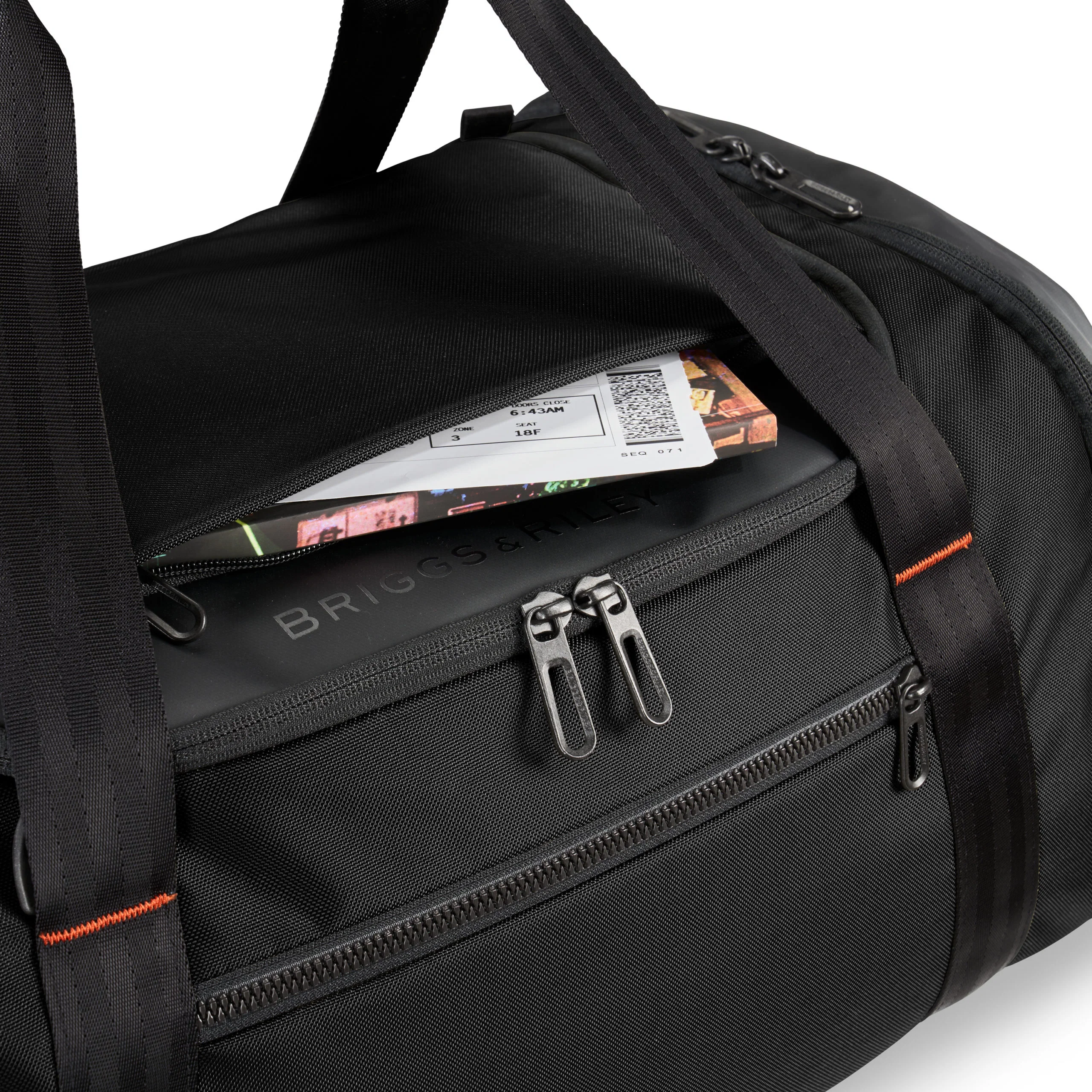 Briggs & Riley ZDX Large Travel Duffel - Black - Image 16