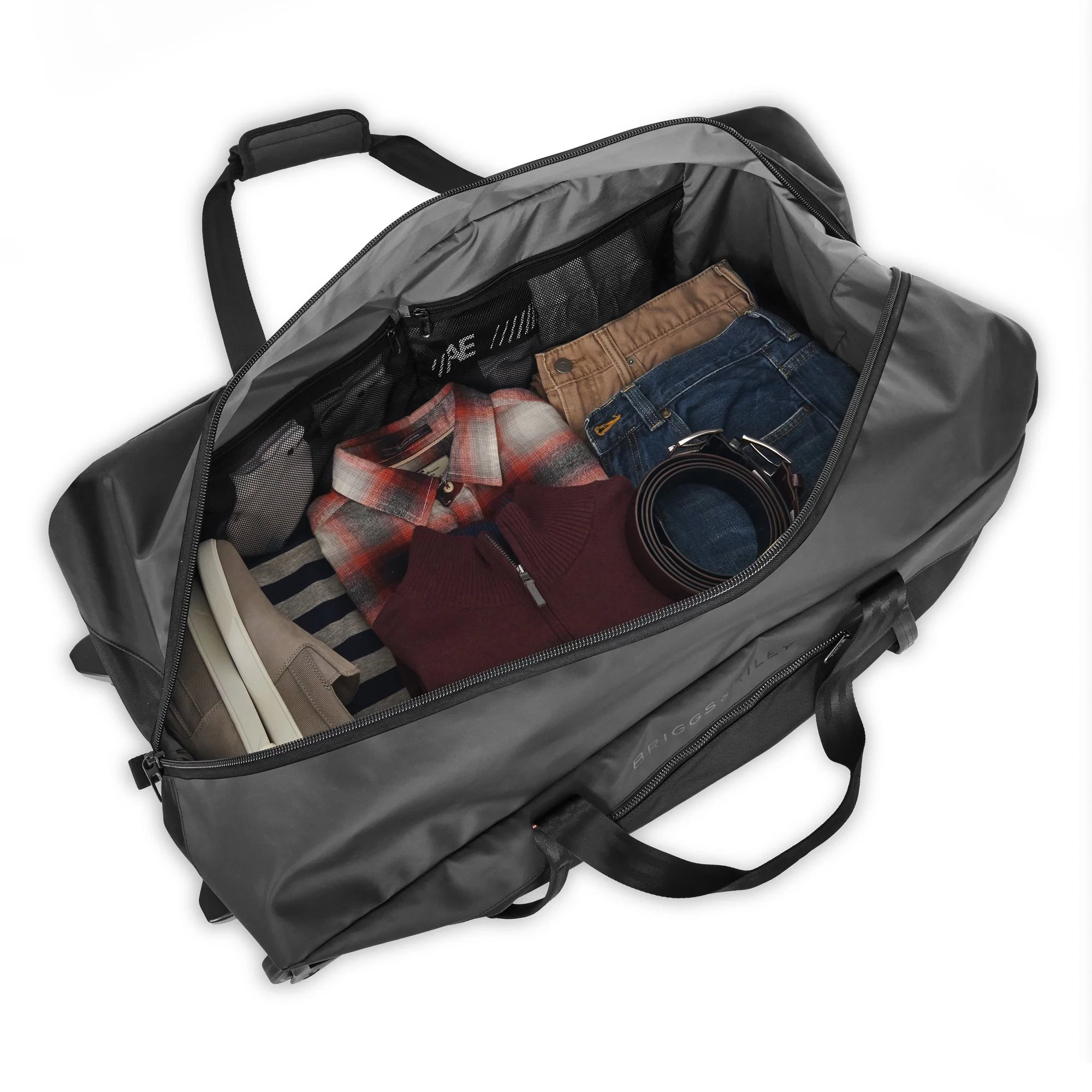 Briggs & Riley ZDX Collection Extra Large Rolling Duffel - Black - Image 10